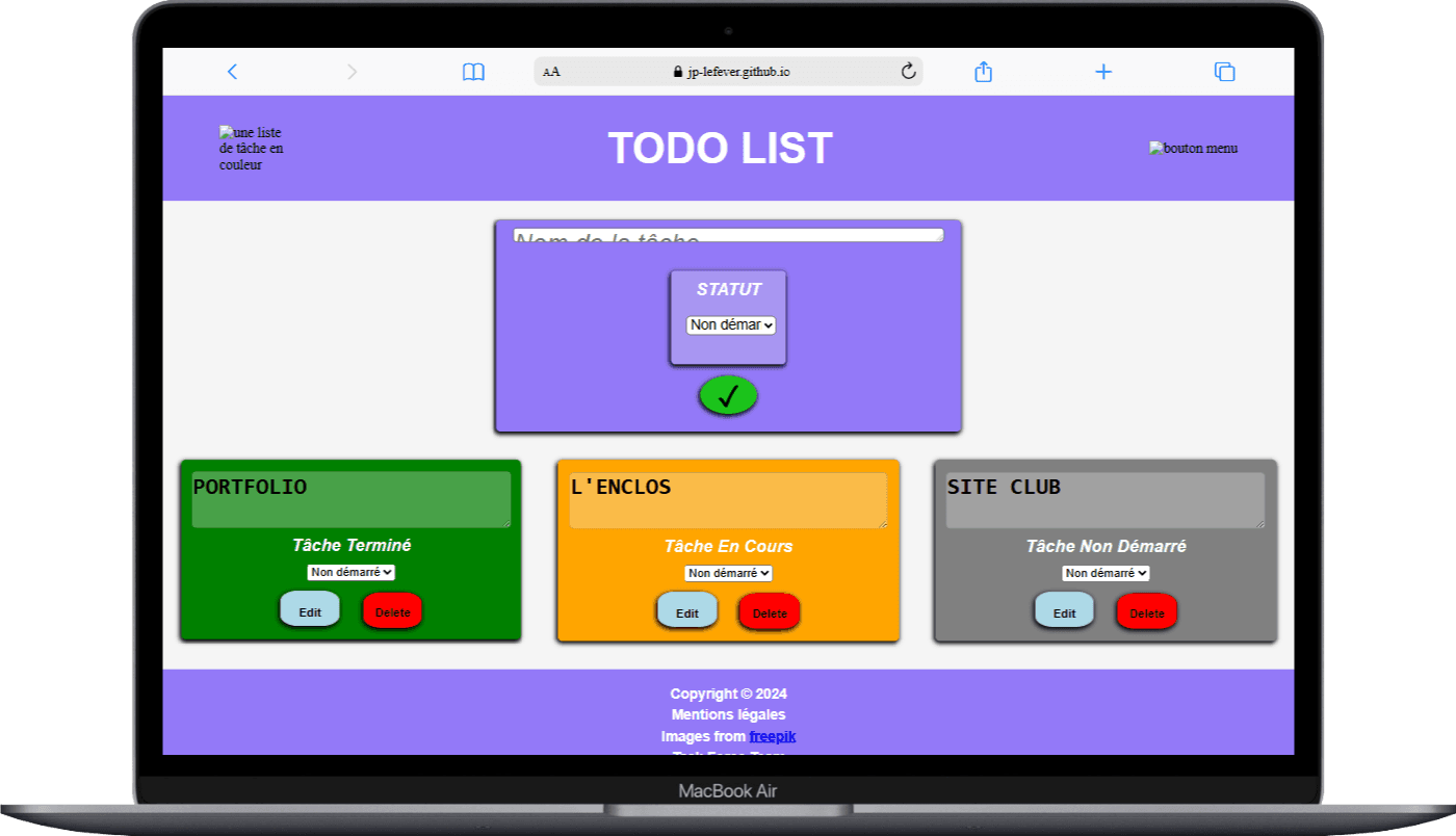 ToDo list